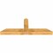 Ekena Millwork Portland Rough Sawn Timber Gable Bracket, Western Red Cedar, 72"W x 27"H x 6"D x 6"F, 9/12 Pitch GBW072X27X0606POR00RWR - alternate 4